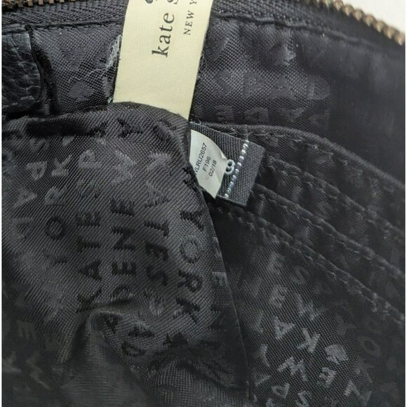 Kate Spade Chester Street Tinie Pebbled Leather Pouch Wallet Black WLRU2657 - Picture 12 of 12